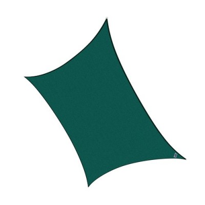 Cool Area Rectangle 9'10'' X 13' Sun Shade Sail, UV Block Patio Sail Perfect For Outdoor Patio Garden Swimming Pool in Color Lime Green   566075176